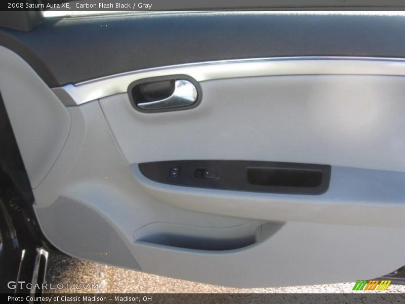 Carbon Flash Black / Gray 2008 Saturn Aura XE
