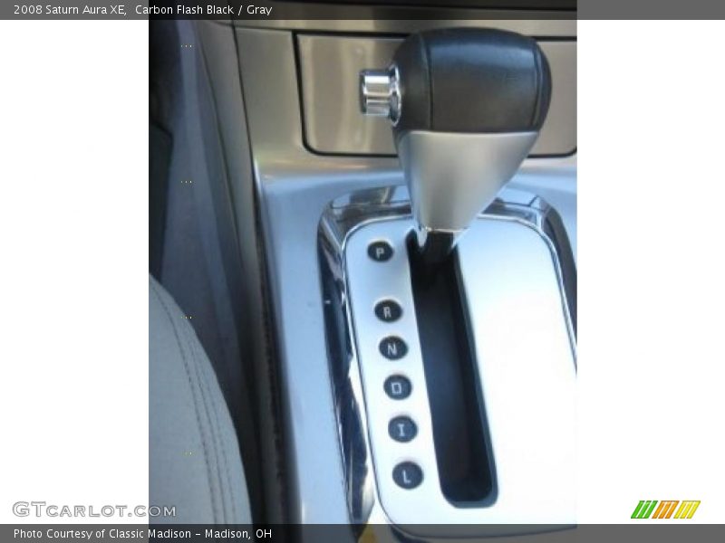 Carbon Flash Black / Gray 2008 Saturn Aura XE