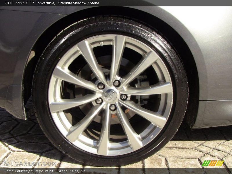 Graphite Shadow / Stone 2010 Infiniti G 37 Convertible