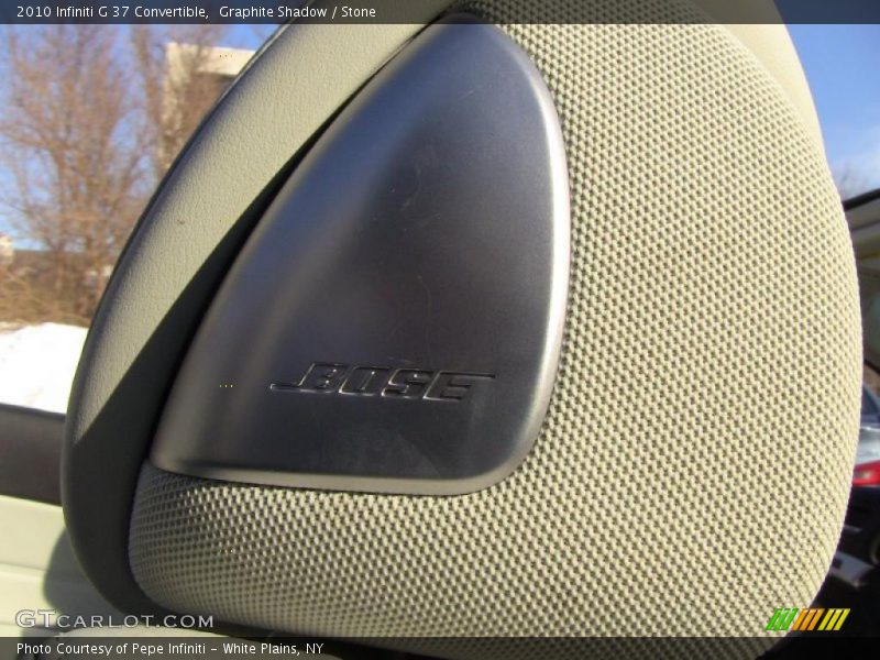 Graphite Shadow / Stone 2010 Infiniti G 37 Convertible