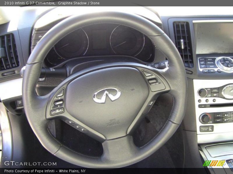 Graphite Shadow / Stone 2010 Infiniti G 37 Convertible