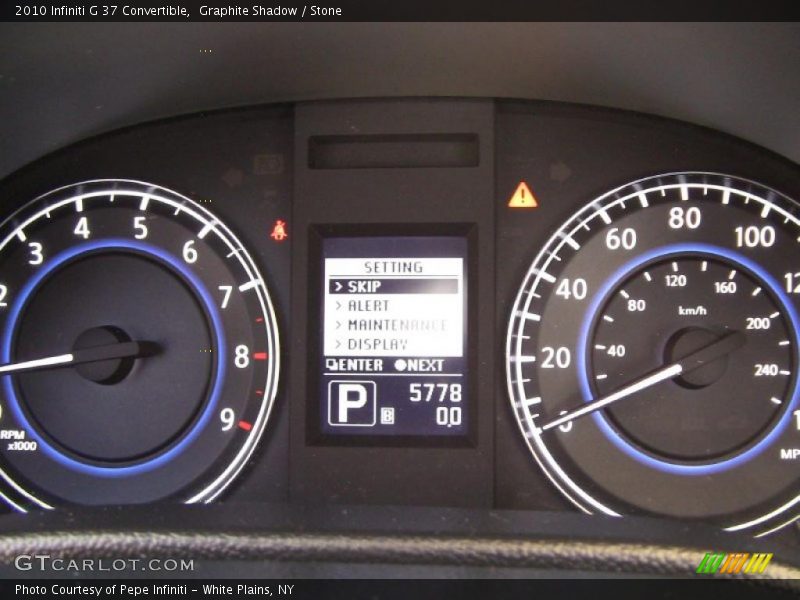 Graphite Shadow / Stone 2010 Infiniti G 37 Convertible