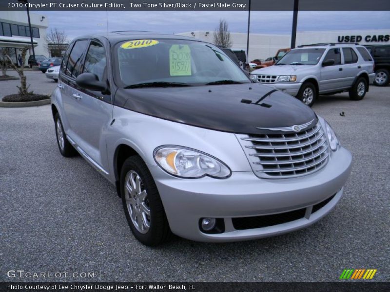 Two Tone Silver/Black / Pastel Slate Gray 2010 Chrysler PT Cruiser Couture Edition