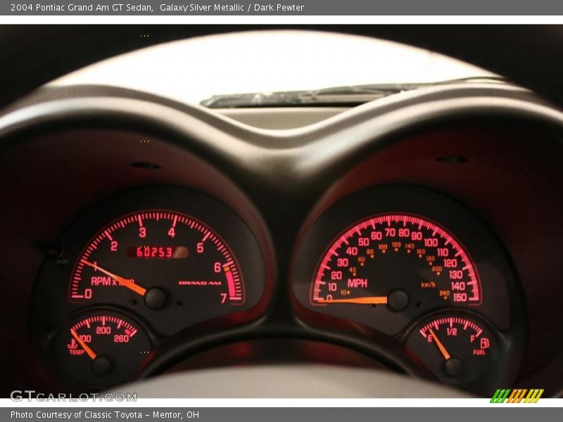Galaxy Silver Metallic / Dark Pewter 2004 Pontiac Grand Am GT Sedan