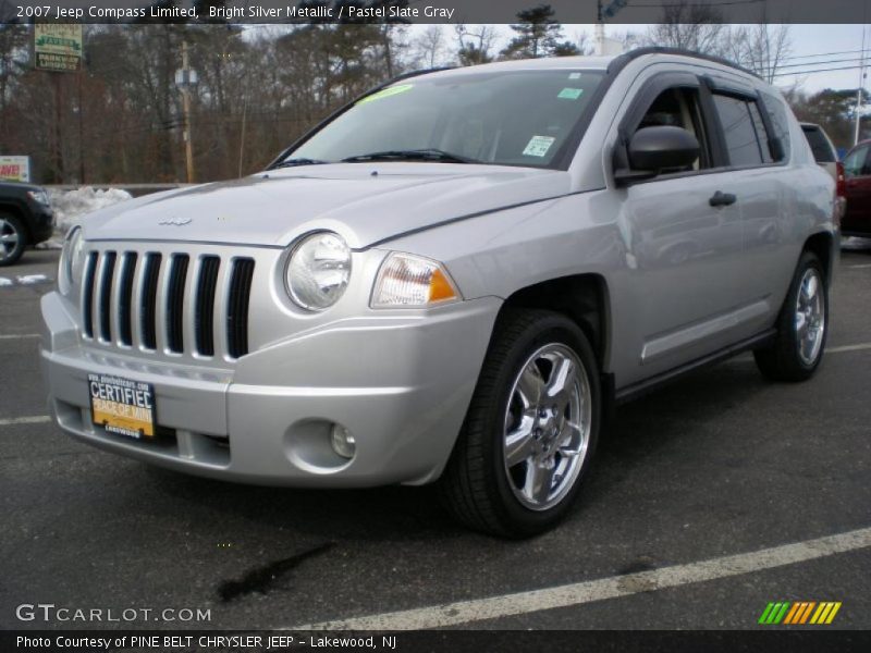 Bright Silver Metallic / Pastel Slate Gray 2007 Jeep Compass Limited