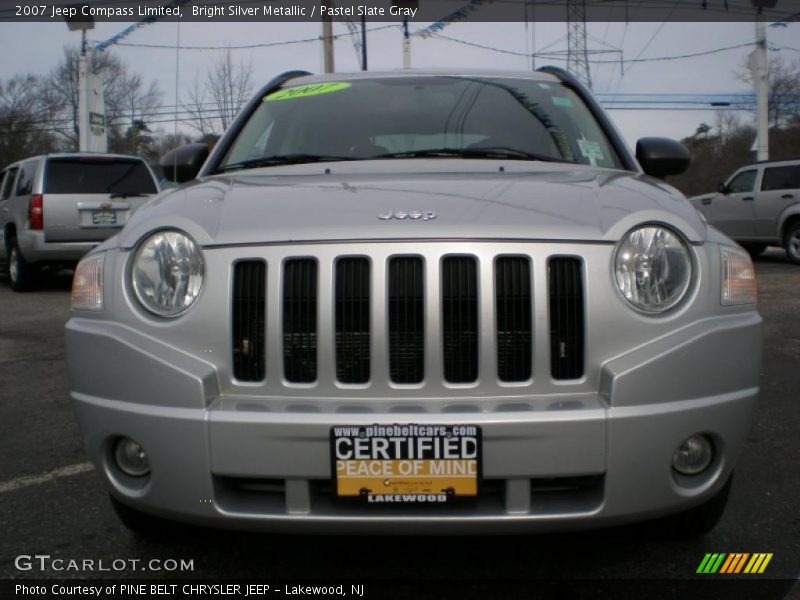 Bright Silver Metallic / Pastel Slate Gray 2007 Jeep Compass Limited