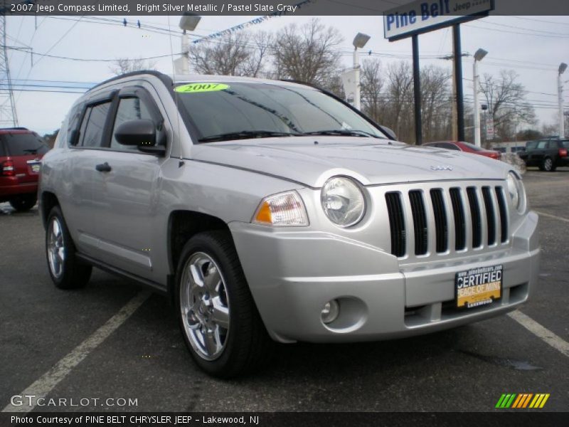 Bright Silver Metallic / Pastel Slate Gray 2007 Jeep Compass Limited