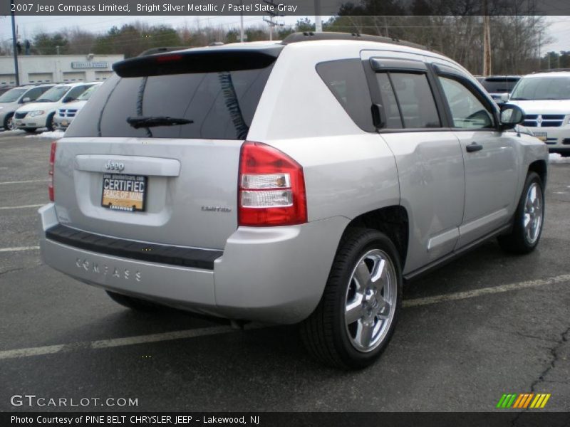 Bright Silver Metallic / Pastel Slate Gray 2007 Jeep Compass Limited