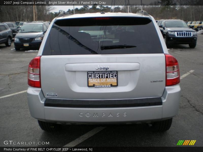 Bright Silver Metallic / Pastel Slate Gray 2007 Jeep Compass Limited