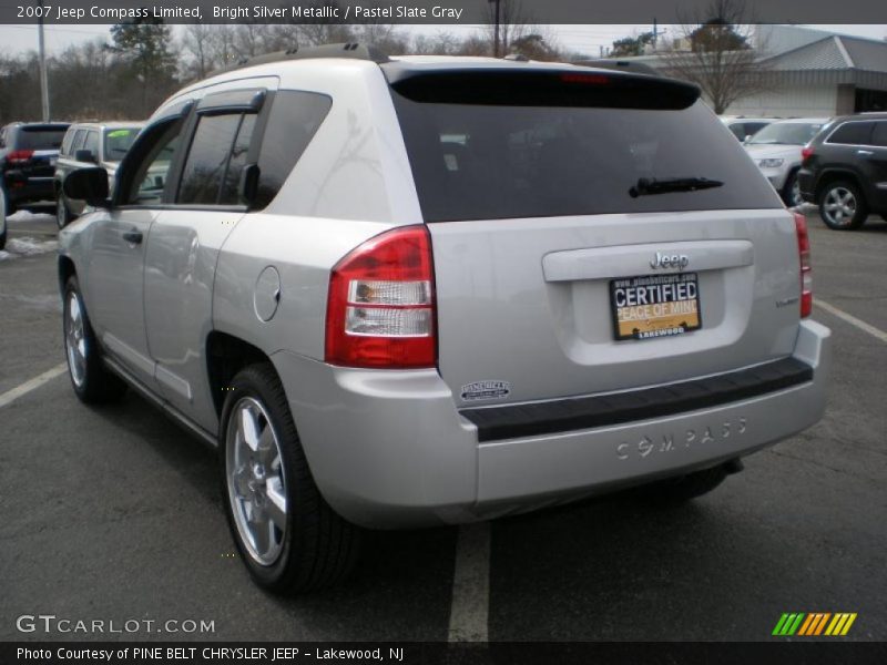 Bright Silver Metallic / Pastel Slate Gray 2007 Jeep Compass Limited