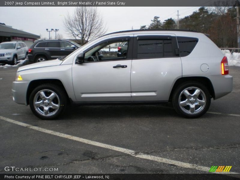 Bright Silver Metallic / Pastel Slate Gray 2007 Jeep Compass Limited