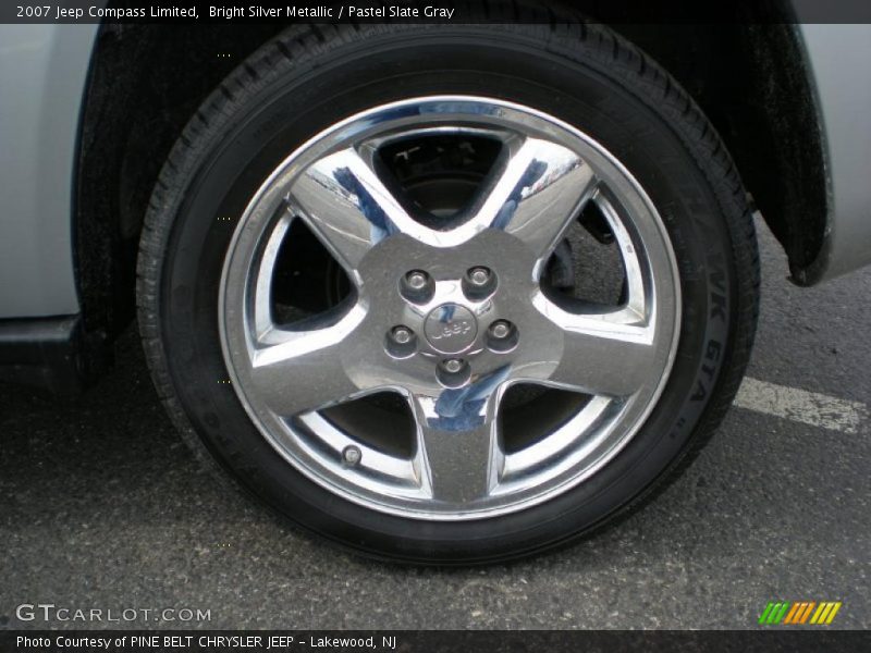 Bright Silver Metallic / Pastel Slate Gray 2007 Jeep Compass Limited