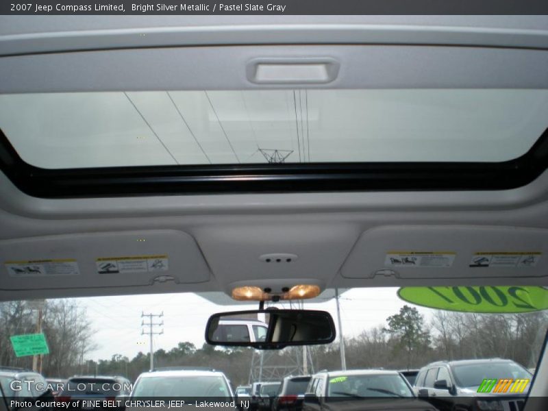 Bright Silver Metallic / Pastel Slate Gray 2007 Jeep Compass Limited