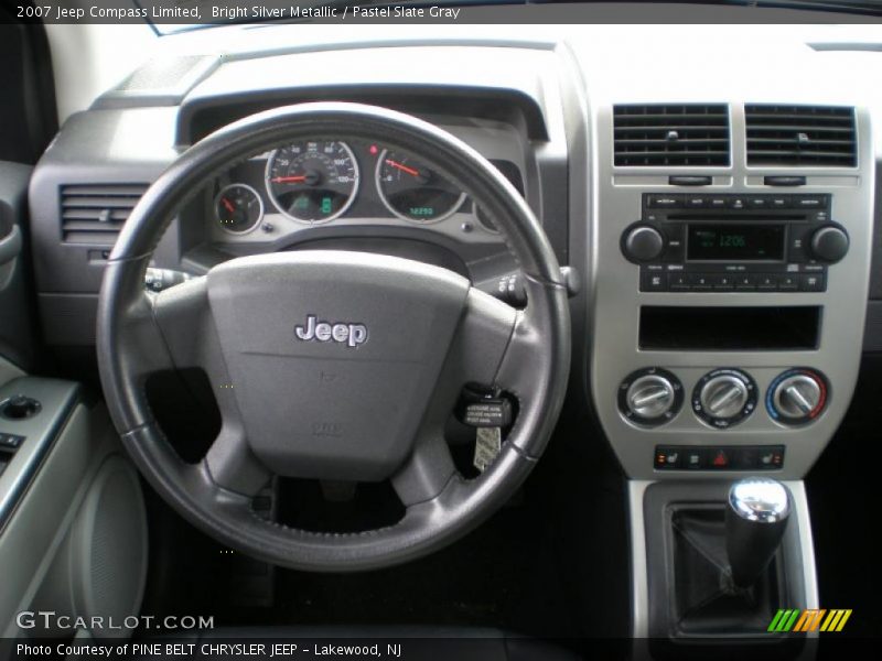 Bright Silver Metallic / Pastel Slate Gray 2007 Jeep Compass Limited