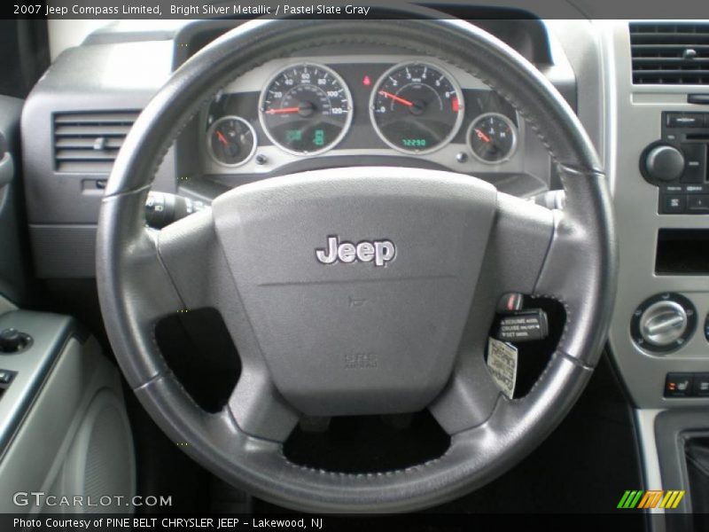 Bright Silver Metallic / Pastel Slate Gray 2007 Jeep Compass Limited