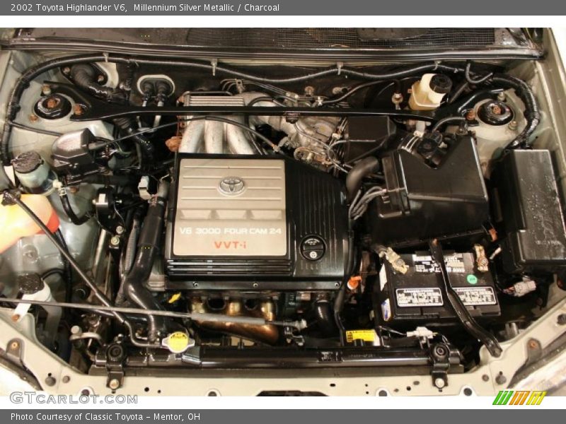 Millennium Silver Metallic / Charcoal 2002 Toyota Highlander V6