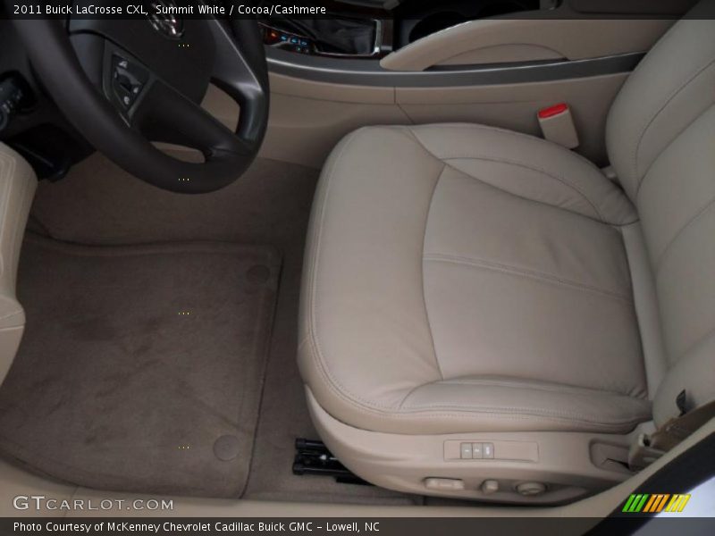 Summit White / Cocoa/Cashmere 2011 Buick LaCrosse CXL