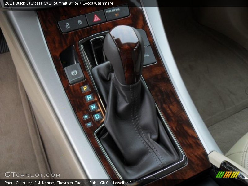  2011 LaCrosse CXL 6 Speed DSC Automatic Shifter