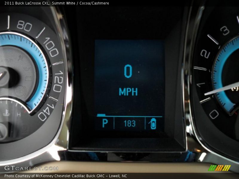 Summit White / Cocoa/Cashmere 2011 Buick LaCrosse CXL