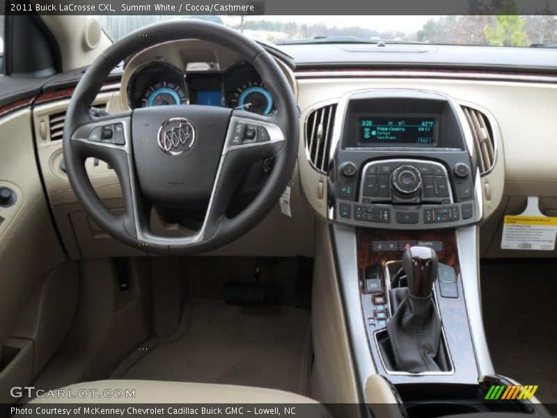 Dashboard of 2011 LaCrosse CXL