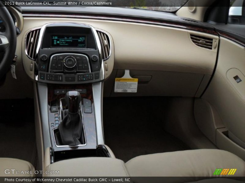 Summit White / Cocoa/Cashmere 2011 Buick LaCrosse CXL