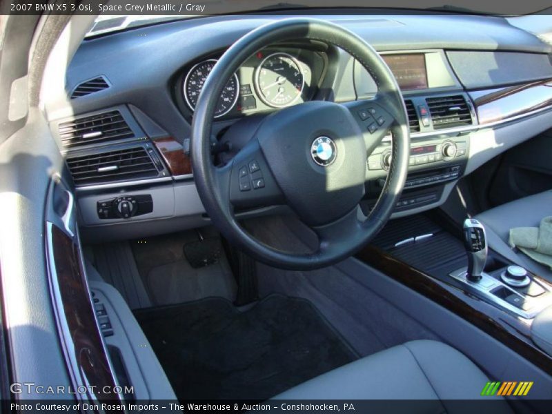 Space Grey Metallic / Gray 2007 BMW X5 3.0si