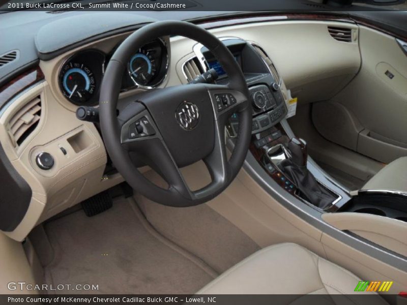 Dashboard of 2011 LaCrosse CXL