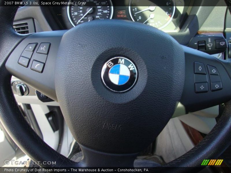 Space Grey Metallic / Gray 2007 BMW X5 3.0si