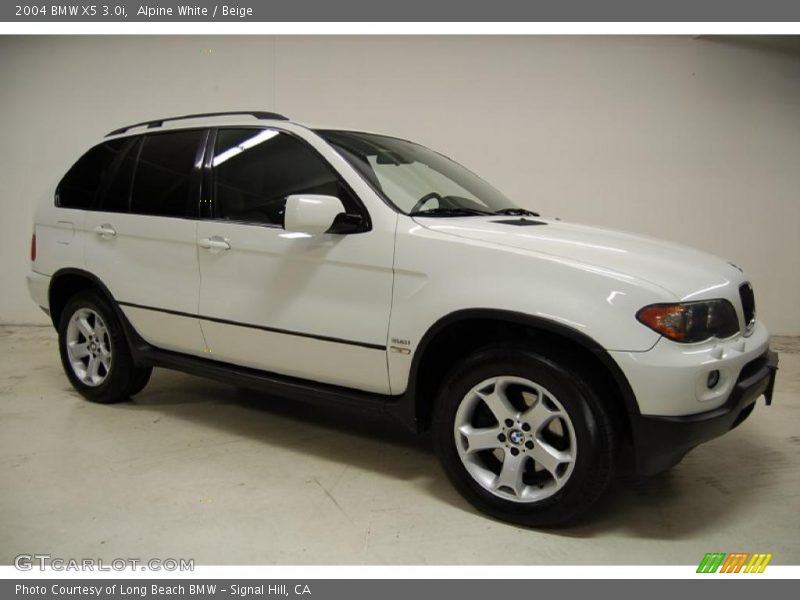 Alpine White / Beige 2004 BMW X5 3.0i