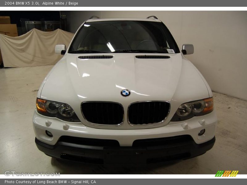 Alpine White / Beige 2004 BMW X5 3.0i