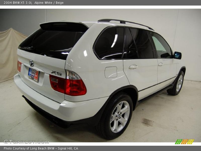 Alpine White / Beige 2004 BMW X5 3.0i