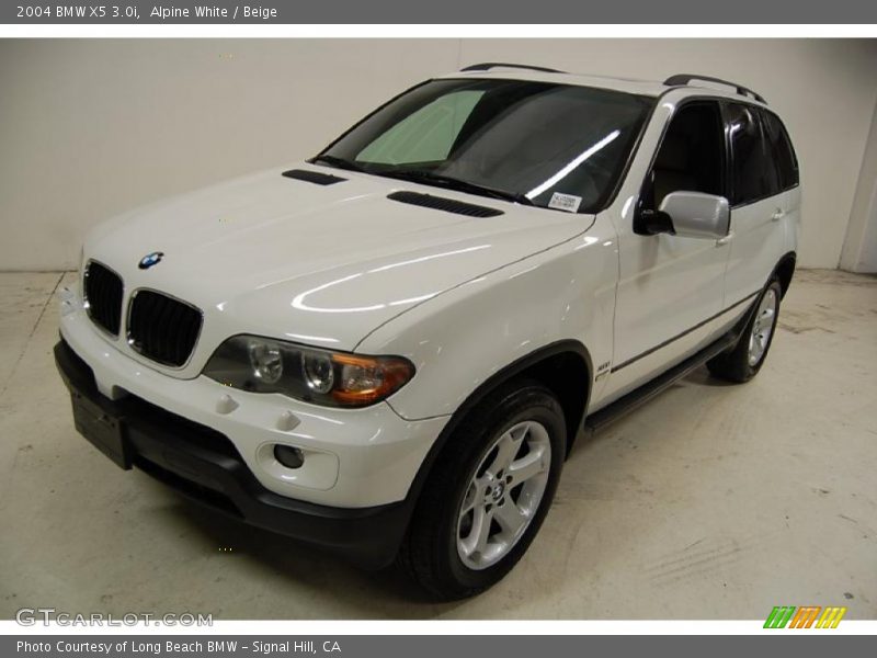 Alpine White / Beige 2004 BMW X5 3.0i