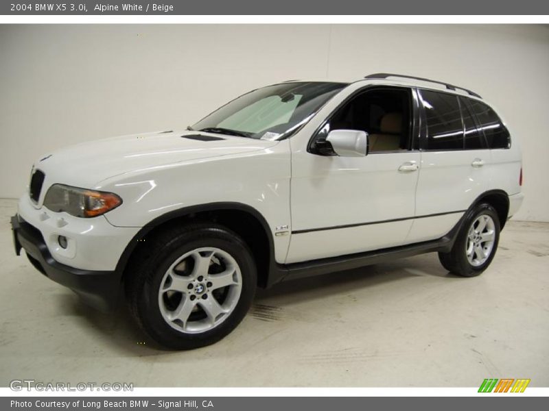Alpine White / Beige 2004 BMW X5 3.0i