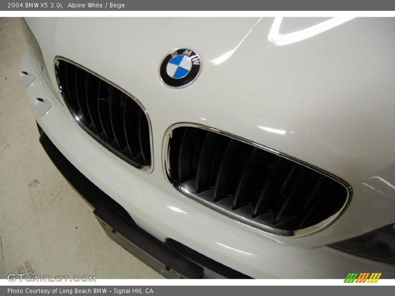 Alpine White / Beige 2004 BMW X5 3.0i