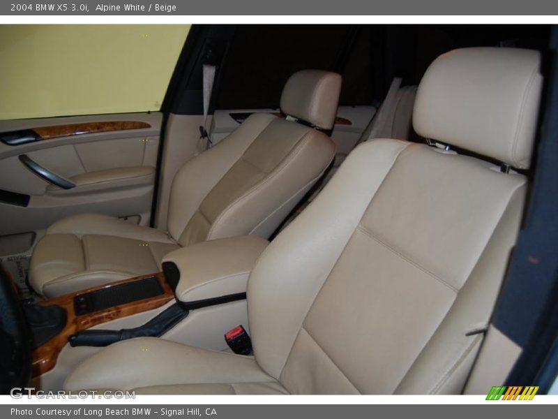 Alpine White / Beige 2004 BMW X5 3.0i