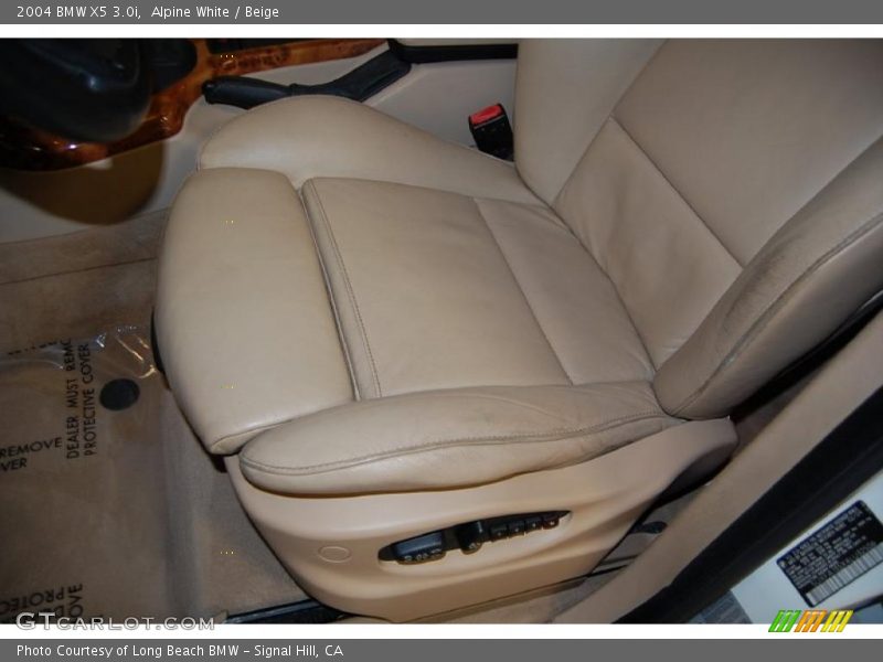 Alpine White / Beige 2004 BMW X5 3.0i