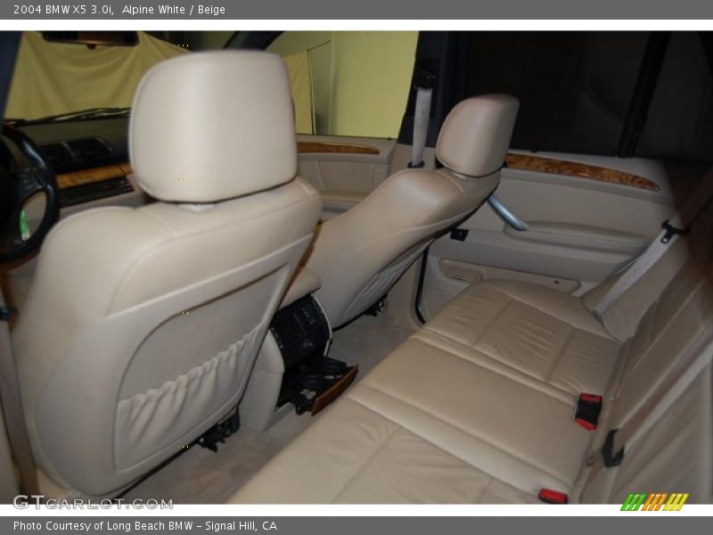 Alpine White / Beige 2004 BMW X5 3.0i