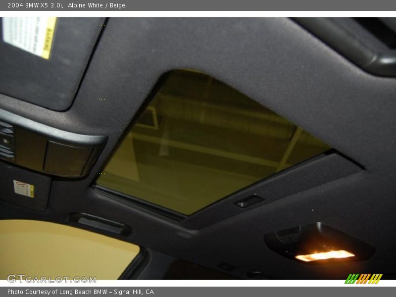 Alpine White / Beige 2004 BMW X5 3.0i