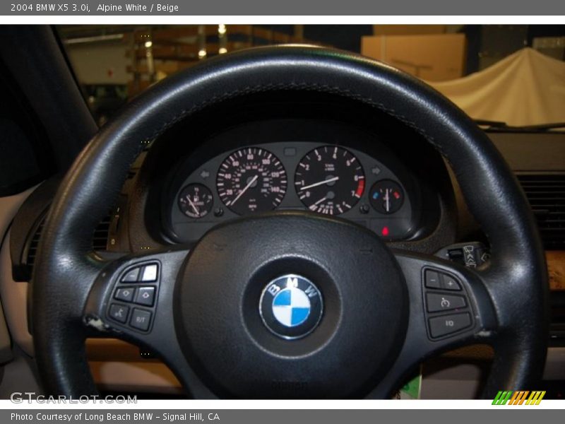 Alpine White / Beige 2004 BMW X5 3.0i
