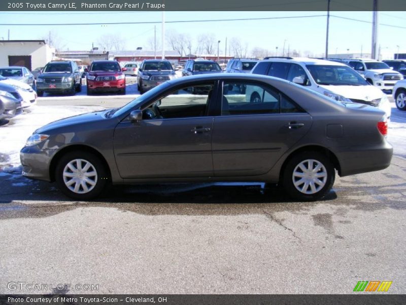 Phantom Gray Pearl / Taupe 2005 Toyota Camry LE
