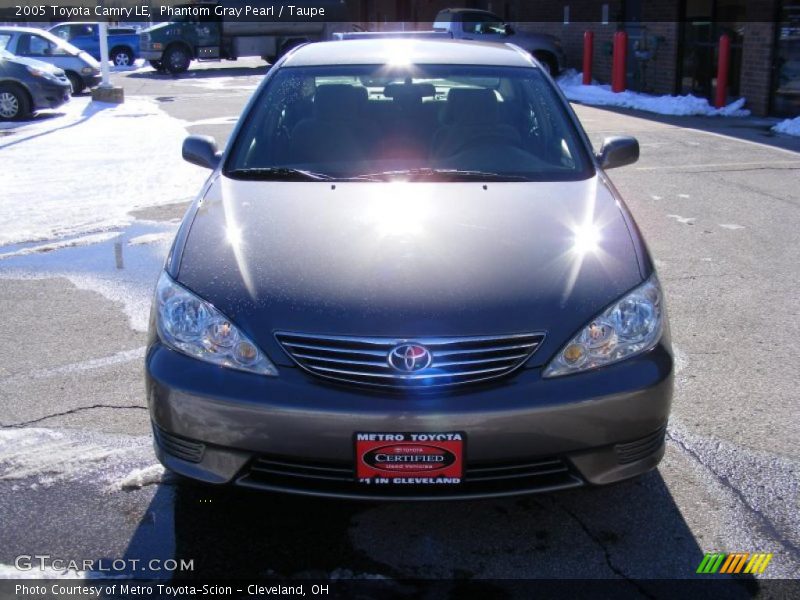 Phantom Gray Pearl / Taupe 2005 Toyota Camry LE