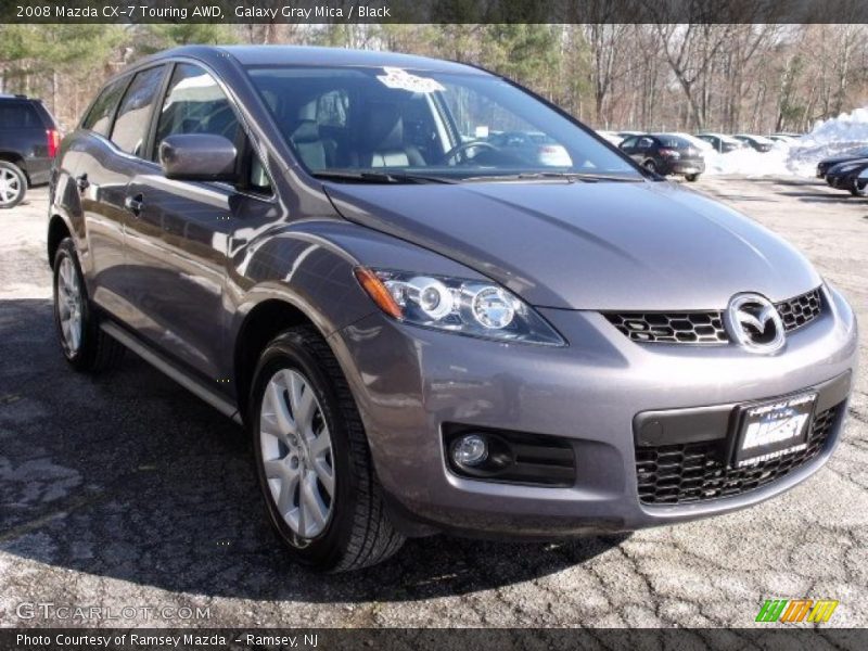 Galaxy Gray Mica / Black 2008 Mazda CX-7 Touring AWD