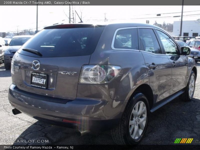 Galaxy Gray Mica / Black 2008 Mazda CX-7 Touring AWD