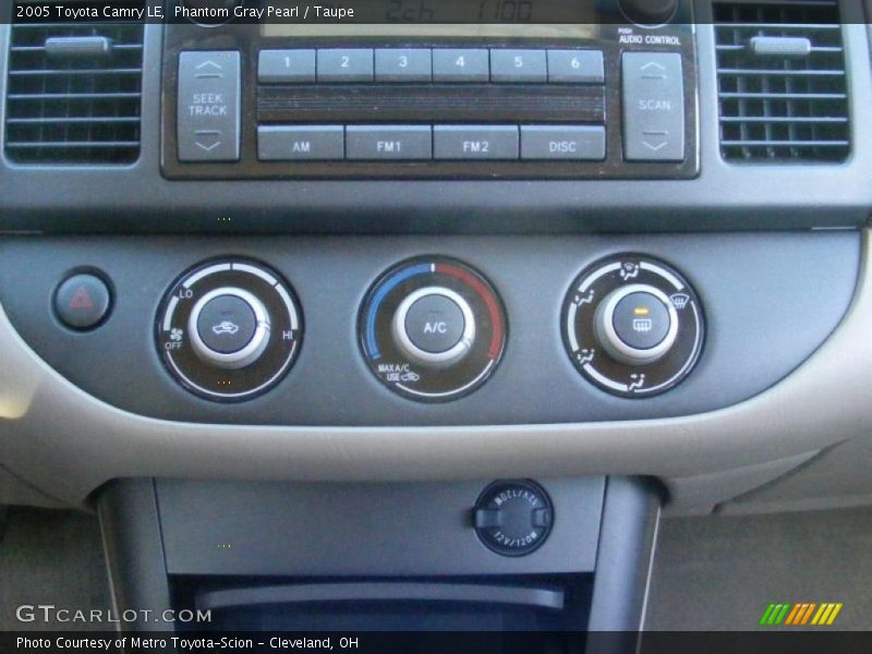 Phantom Gray Pearl / Taupe 2005 Toyota Camry LE
