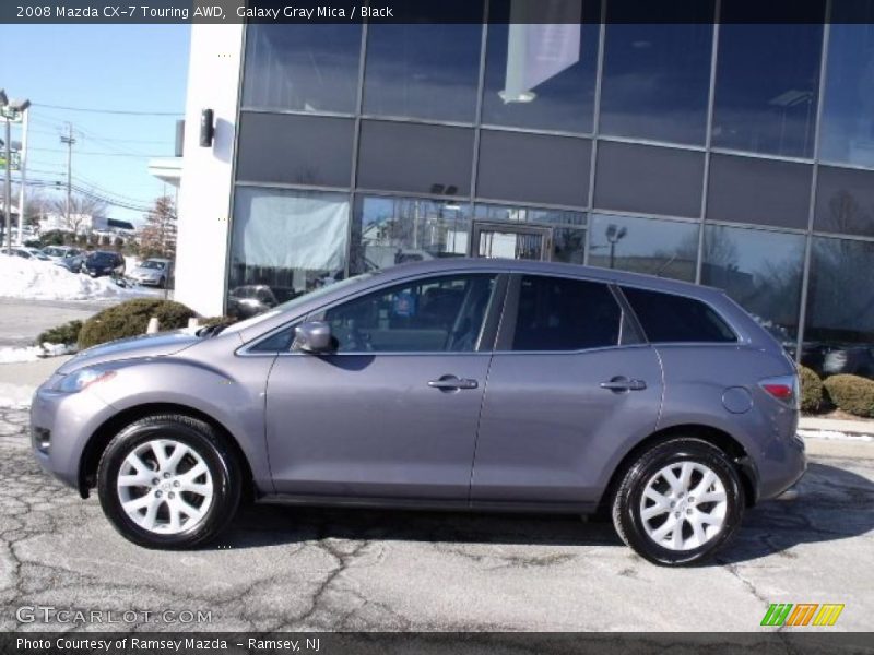 Galaxy Gray Mica / Black 2008 Mazda CX-7 Touring AWD