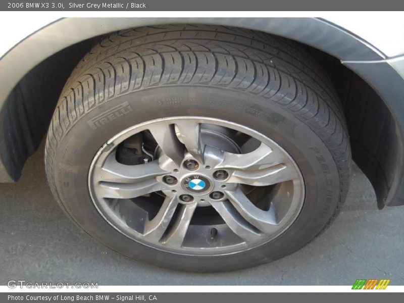 Silver Grey Metallic / Black 2006 BMW X3 3.0i