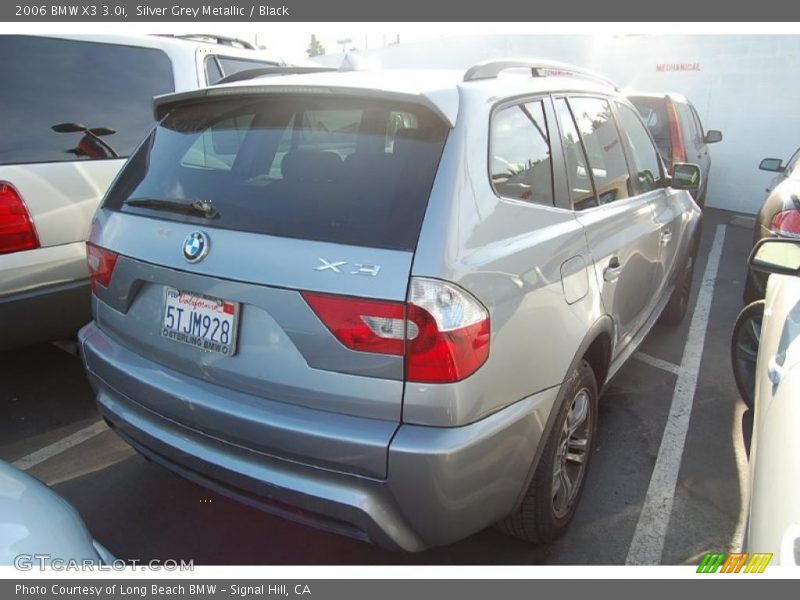 Silver Grey Metallic / Black 2006 BMW X3 3.0i