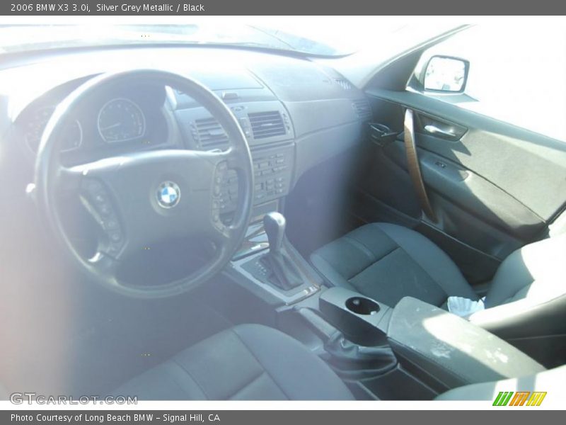 Silver Grey Metallic / Black 2006 BMW X3 3.0i