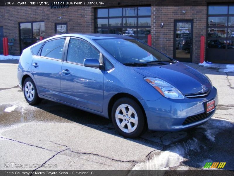 Seaside Blue Pearl / Dark Gray 2009 Toyota Prius Hybrid