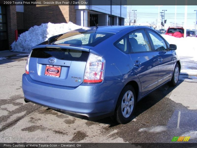 Seaside Blue Pearl / Dark Gray 2009 Toyota Prius Hybrid